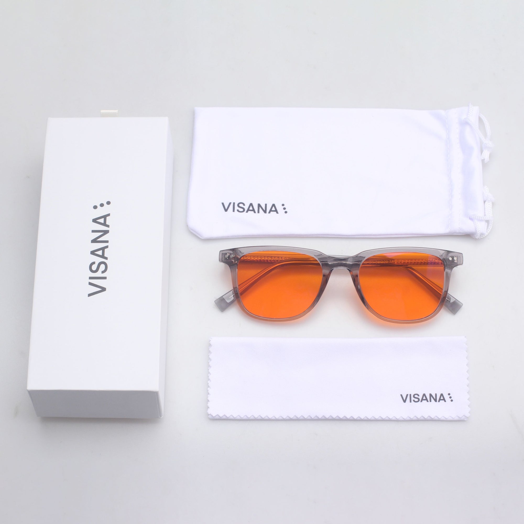 GREY TRANSPARENT ORANGE